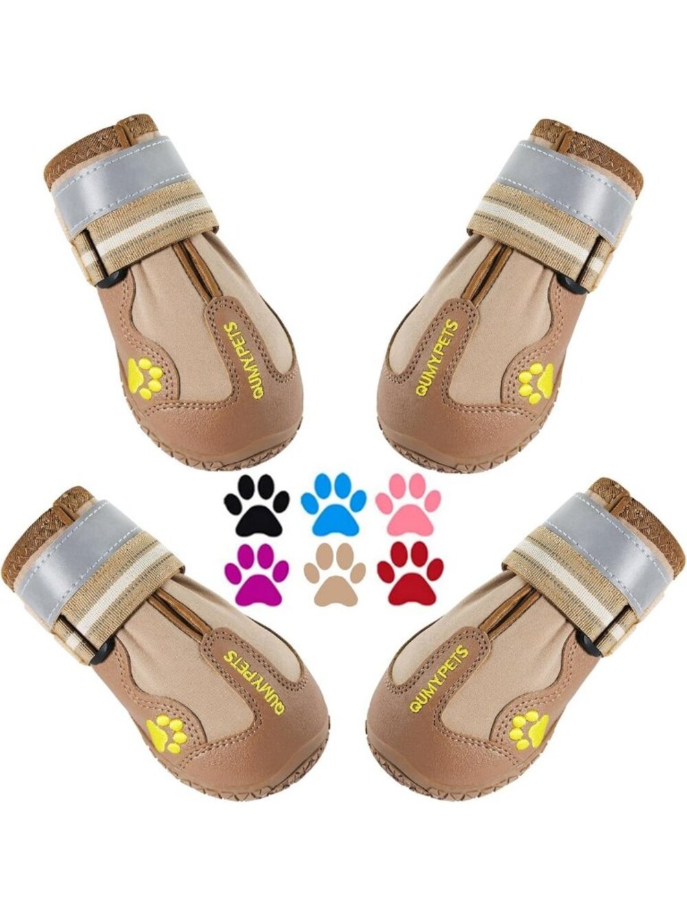 Durable Dog Shoes for Hot Pavement & Winter Snow - Waterproof Paw Protectors